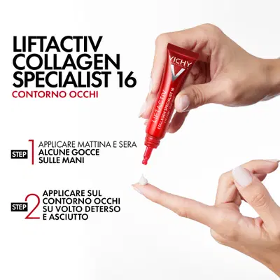Liftactiv collagen specialist 16 contorno occhi Vichy 15 ml Liftactiv collagen specialist 16 contorno occhi Vichy 15 ml - immagine 3