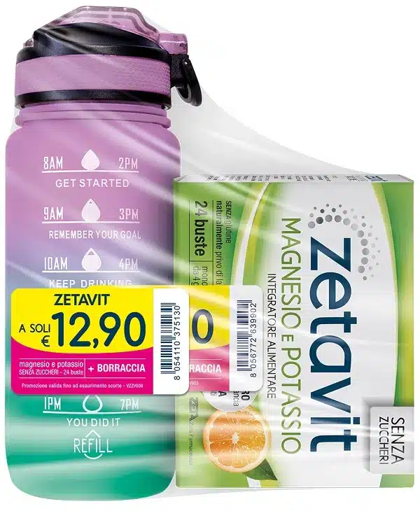 ZETAVIT MAGNESIO POTASSIO SENZA ZUCCHERO 24BUSTine