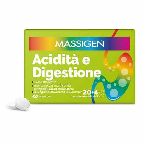 Massigen Acidità e Digestione 20+4 compresse - Marco Viti