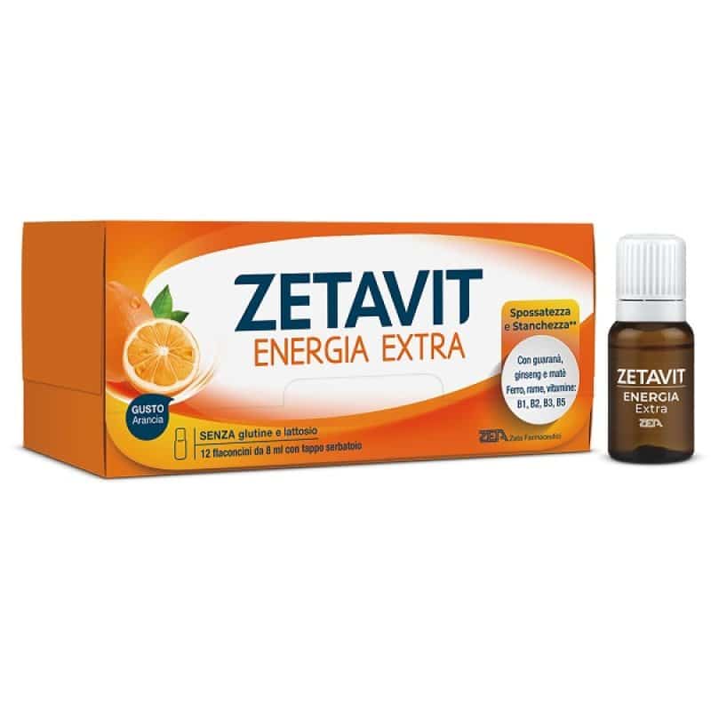 Zetavit Energia extra 12 flaconcini 8ml - Zeta