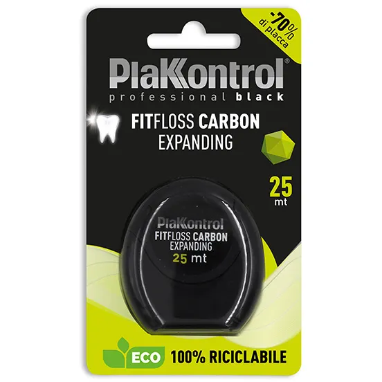 Plakkontrol Absolute White Fitfloss carbon Expanding 25mt
