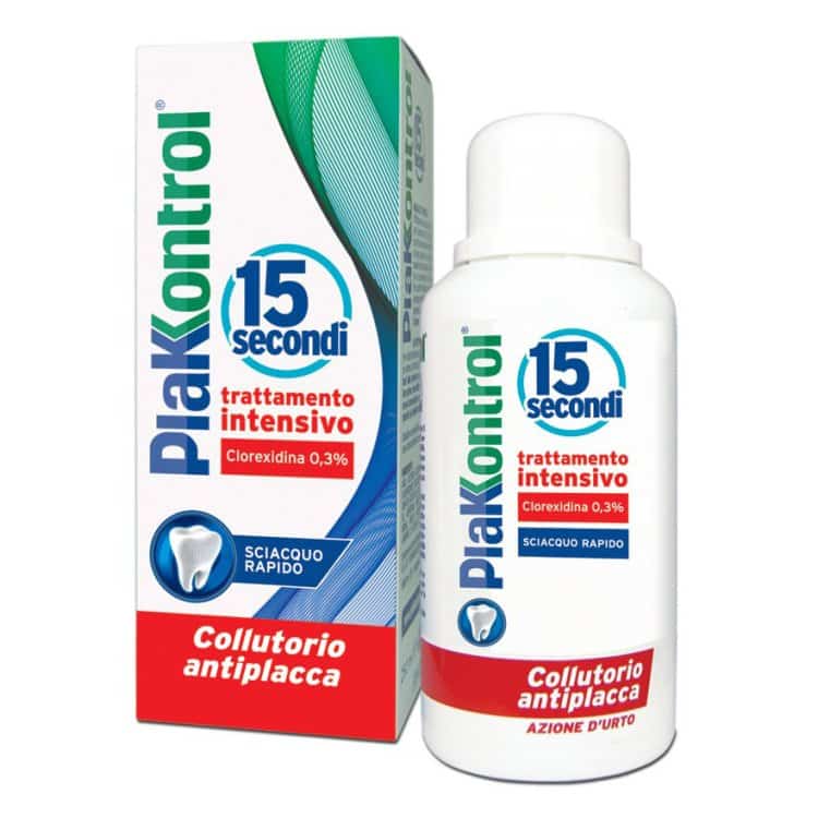 Plakkontrol colluttorio 15 secondi 250ml