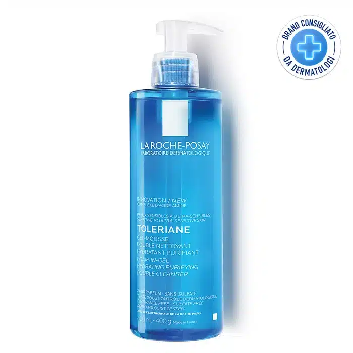 Toleriane Gel Schiumogeno a doppia azione idratante e purificante 400ml - La Roche Posay
