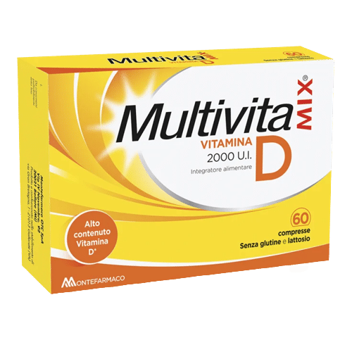 Multivita Mix Vitamina D 60 compresse - Montefarmaco