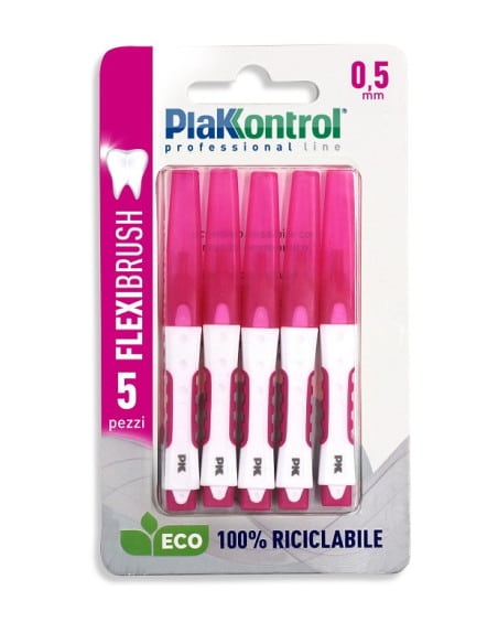 Plakkontrol Scovolino Flexibrush 0,5 mm 5 pezzi