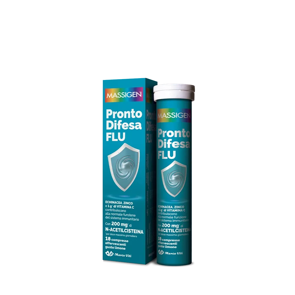 Massigen Pronto Difesa Flu 18 compresse effervescenti - Marco Viti