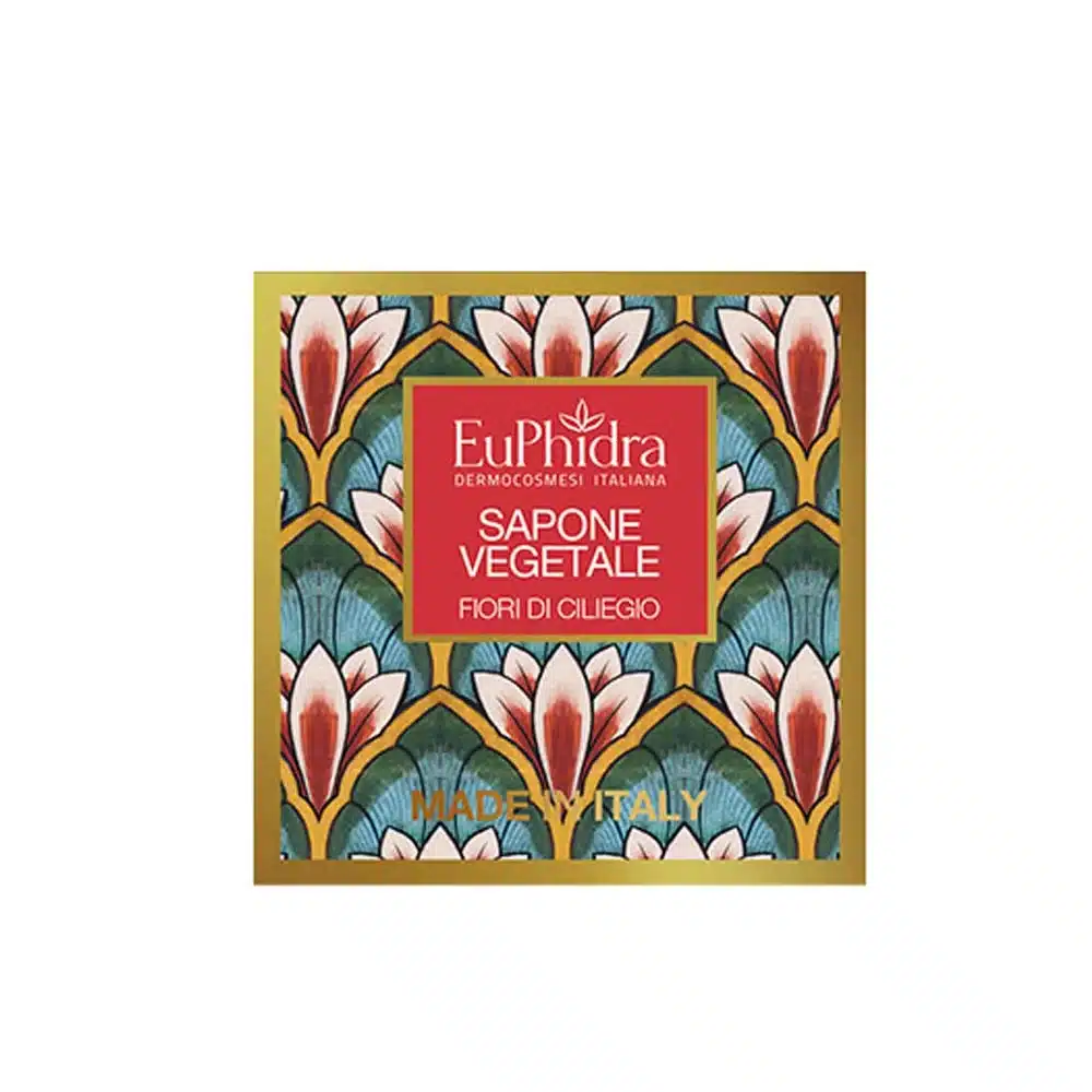 Euphidra Sapone Vegetale Fiori di Ciliegio 75g