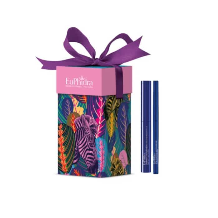 Cofanetto Euphidra Carnival Ombretto Cushon MidNight Blue e Stilo Blu Ryal