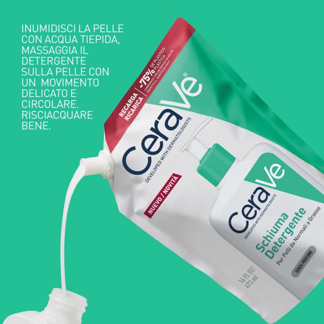 Cera Ve Schiuma Detergente Ricarica 473ml