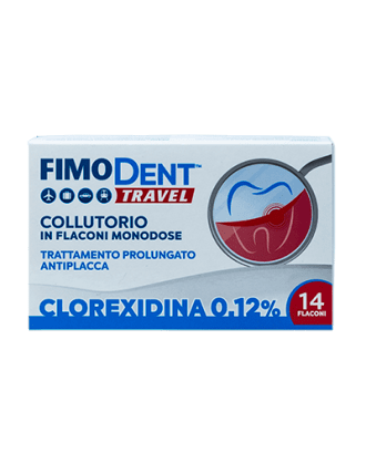Fimodent Travel Colluttorio 0.12% clorexidina 14 flaconcini