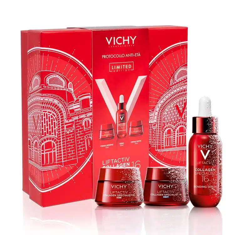 Vichy Protocollo Anti-Età, 3 pezzi: Siero + Crema Giorno + Crema Notte