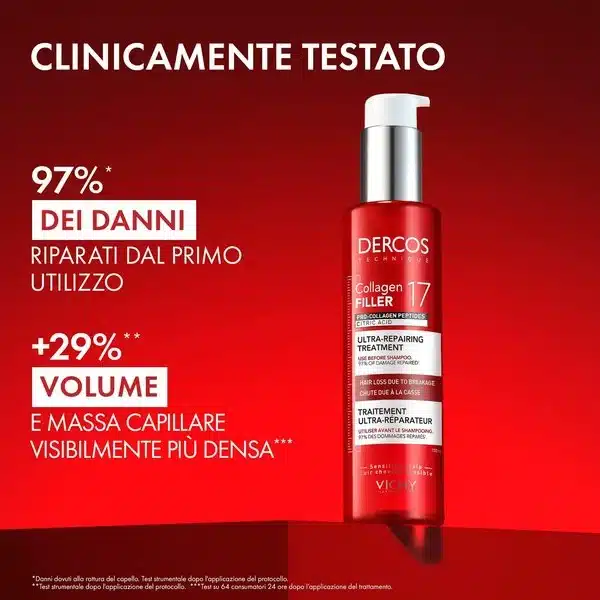 Dercos Collagen 17 Filler Pre Shampoo 150ml - Vichy